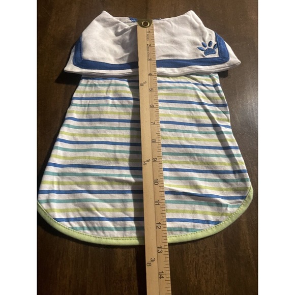 Dogo Happy Sailor Tank Dog Shirt Small Dog Clothing Teacup Sz L Large - Picture 2 of 7